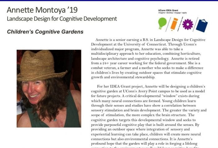 Annette's IDEA Grant Bio