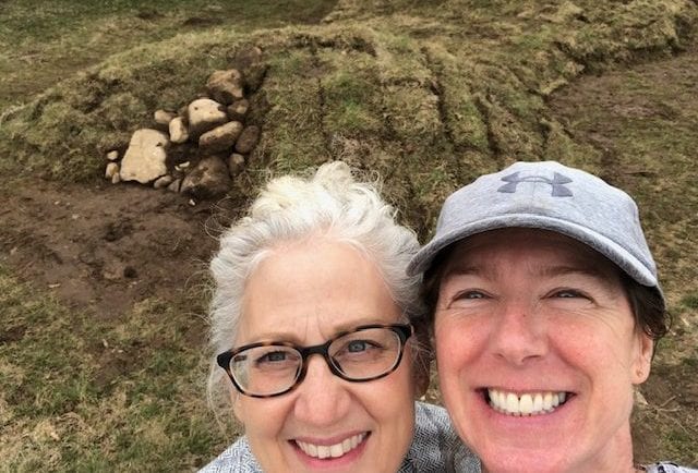 Mary and Annette pleased with all that was accomplished!